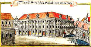 Fürstl. Beschöfl. Palatium in Neis - Pałac biskupi, widok ogólny